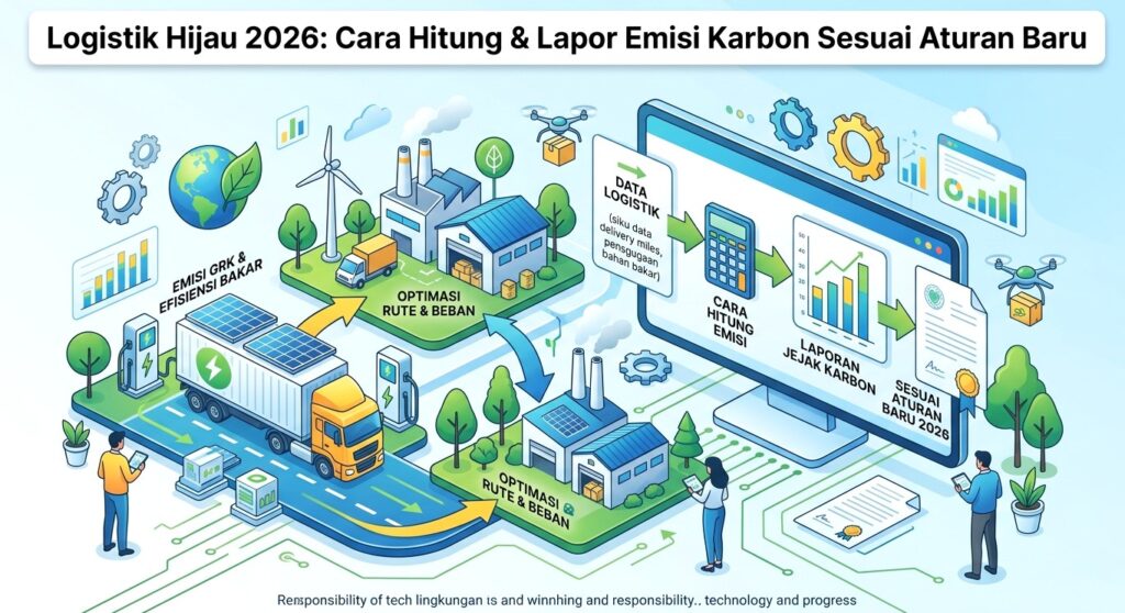 Logistik Hijau 2026 Cara Hitung & Lapor Emisi Karbon Sesuai Aturan Baru